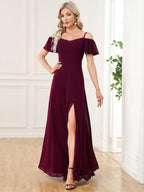 Driftly | Dress Women's Maxi Off-Shoulder - Chiffon