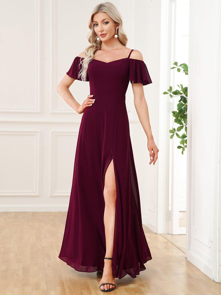 Driftly | Dress Women's Maxi Off-Shoulder - Chiffon