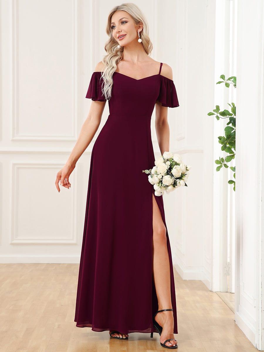 Driftly | Dress Women's Maxi Off-Shoulder - Chiffon