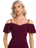 Driftly | Dress Women's Maxi Off-Shoulder - Chiffon