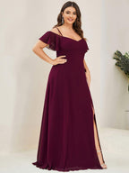Driftly | Dress Women's Maxi Off-Shoulder - Chiffon