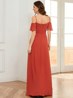 Driftly | Dress Women's Maxi Off-Shoulder - Chiffon