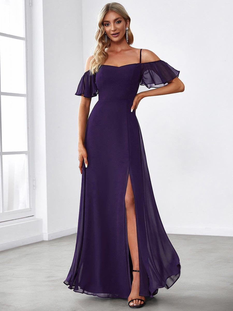 Driftly | Dress Women's Maxi Off-Shoulder - Chiffon