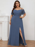 Driftly | Dress Women's Maxi Off-Shoulder - Chiffon