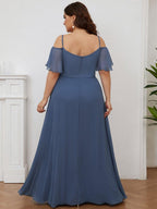 Driftly | Dress Women's Maxi Off-Shoulder - Chiffon