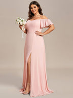 Driftly | Dress Women's Maxi Off-Shoulder - Chiffon
