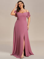 Driftly | Dress Women's Maxi Off-Shoulder - Chiffon