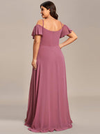 Driftly | Dress Women's Maxi Off-Shoulder - Chiffon
