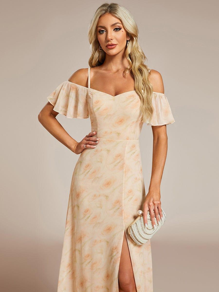 Driftly | Dress Women's Maxi Off-Shoulder - Chiffon