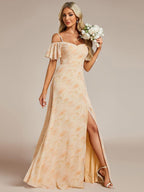 Driftly | Dress Women's Maxi Off-Shoulder - Chiffon