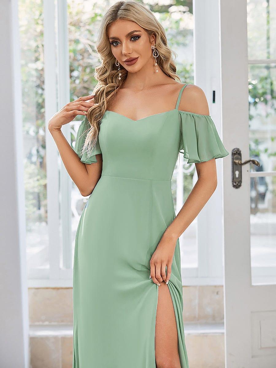 Driftly | Dress Women's Maxi Off-Shoulder - Chiffon
