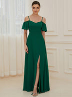 Driftly | Dress Women's Maxi Off-Shoulder - Chiffon