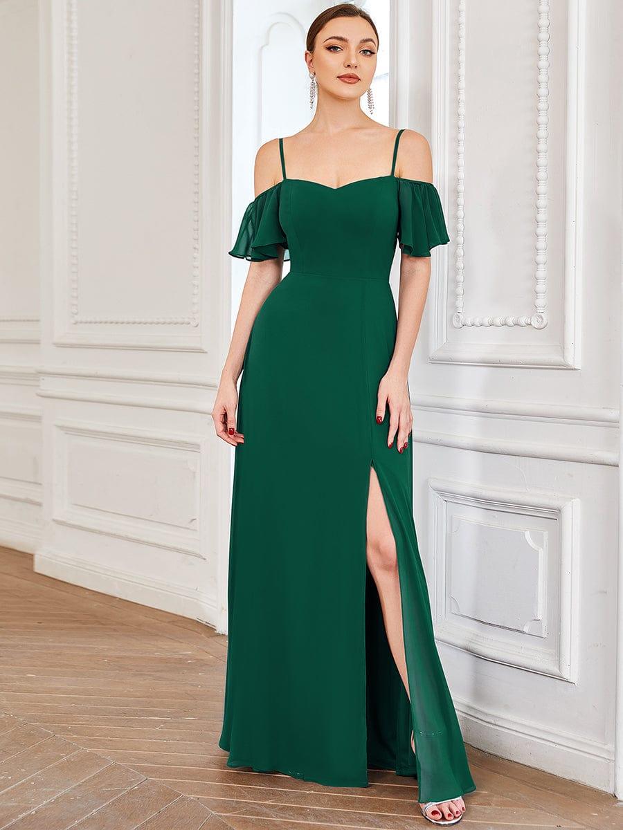Driftly | Dress Women's Maxi Off-Shoulder - Chiffon