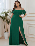 Driftly | Dress Women's Maxi Off-Shoulder - Chiffon
