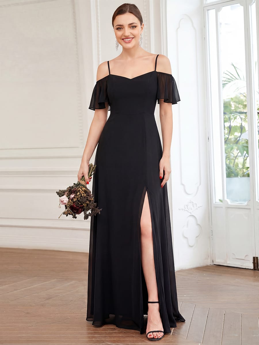 Driftly | Dress Women's Maxi Off-Shoulder - Chiffon