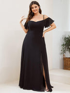 Driftly | Dress Women's Maxi Off-Shoulder - Chiffon