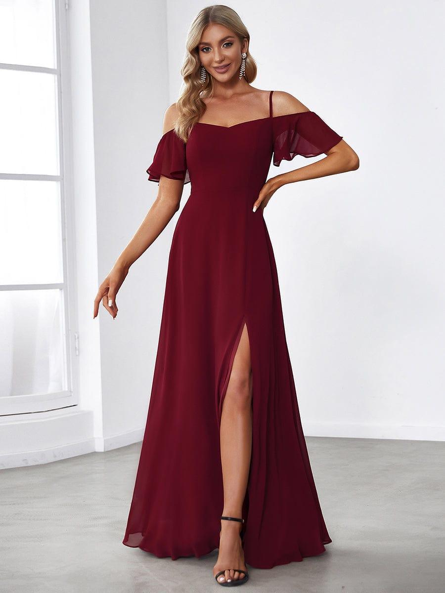 Driftly | Dress Women's Maxi Off-Shoulder - Chiffon