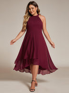 Driftly | Dress Women's Midi A-Line Elegant - Chiffon