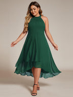 Driftly | Dress Women's Midi A-Line Elegant - Chiffon