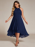 Driftly | Dress Women's Midi A-Line Elegant - Chiffon