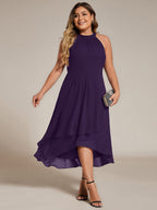 Driftly | Dress Women's Midi A-Line Elegant - Chiffon