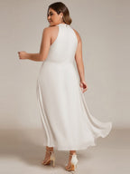 Driftly | Dress Women's Midi A-Line Elegant - Chiffon