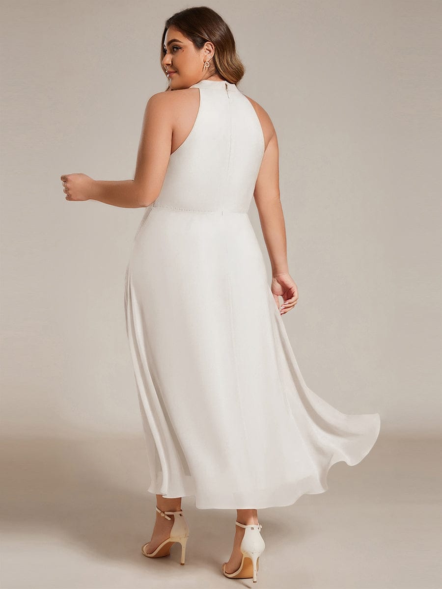 Driftly | Dress Women's Midi A-Line Elegant - Chiffon