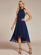 Driftly | Dress Women's Midi A-Line Elegant - Chiffon