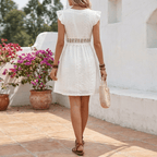 Driftly | Dress Women's Midi Casual Orange - Polyester