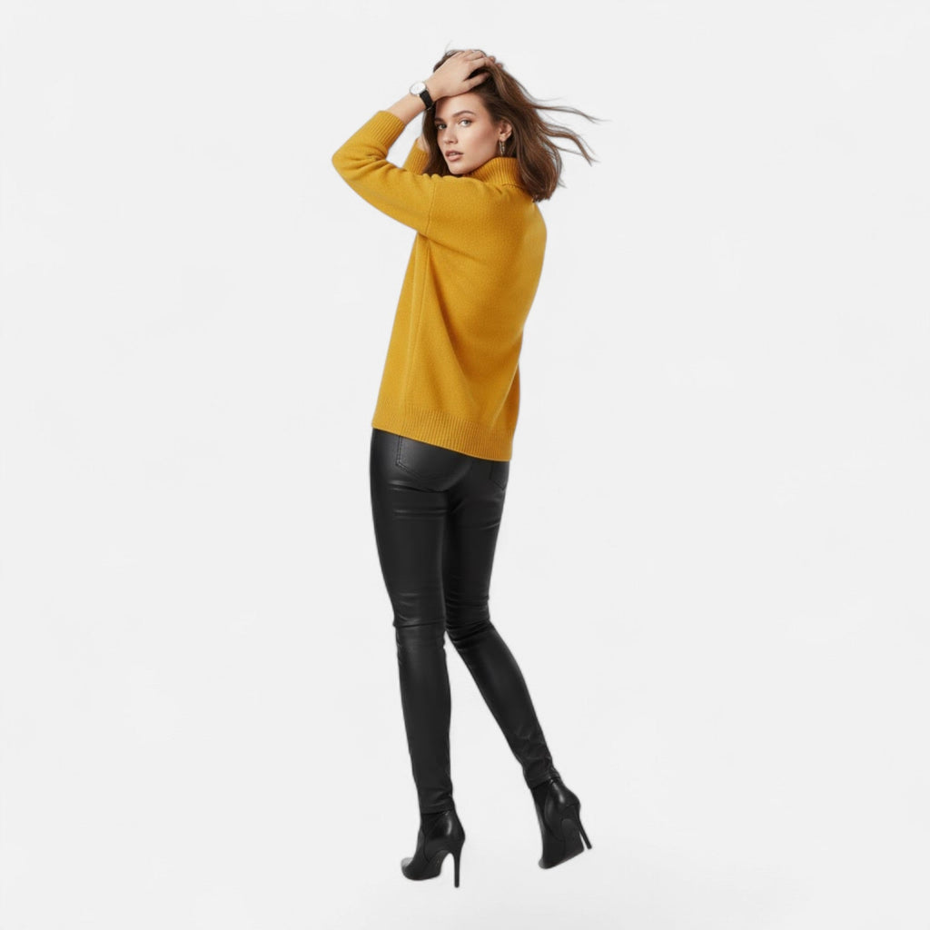 Driftly | Sweater Women's Turtleneck Oversized Thick Knit