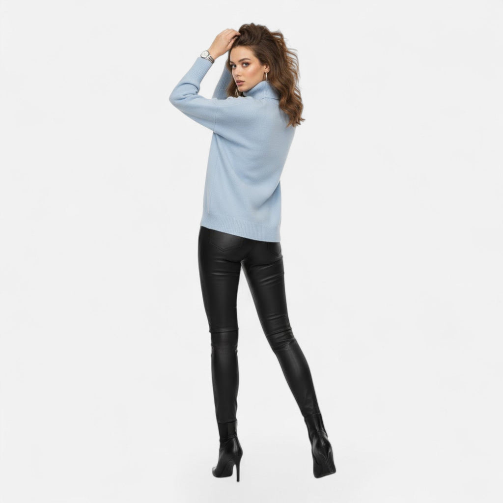 Driftly | Sweater Women's Turtleneck Oversized Thick Knit