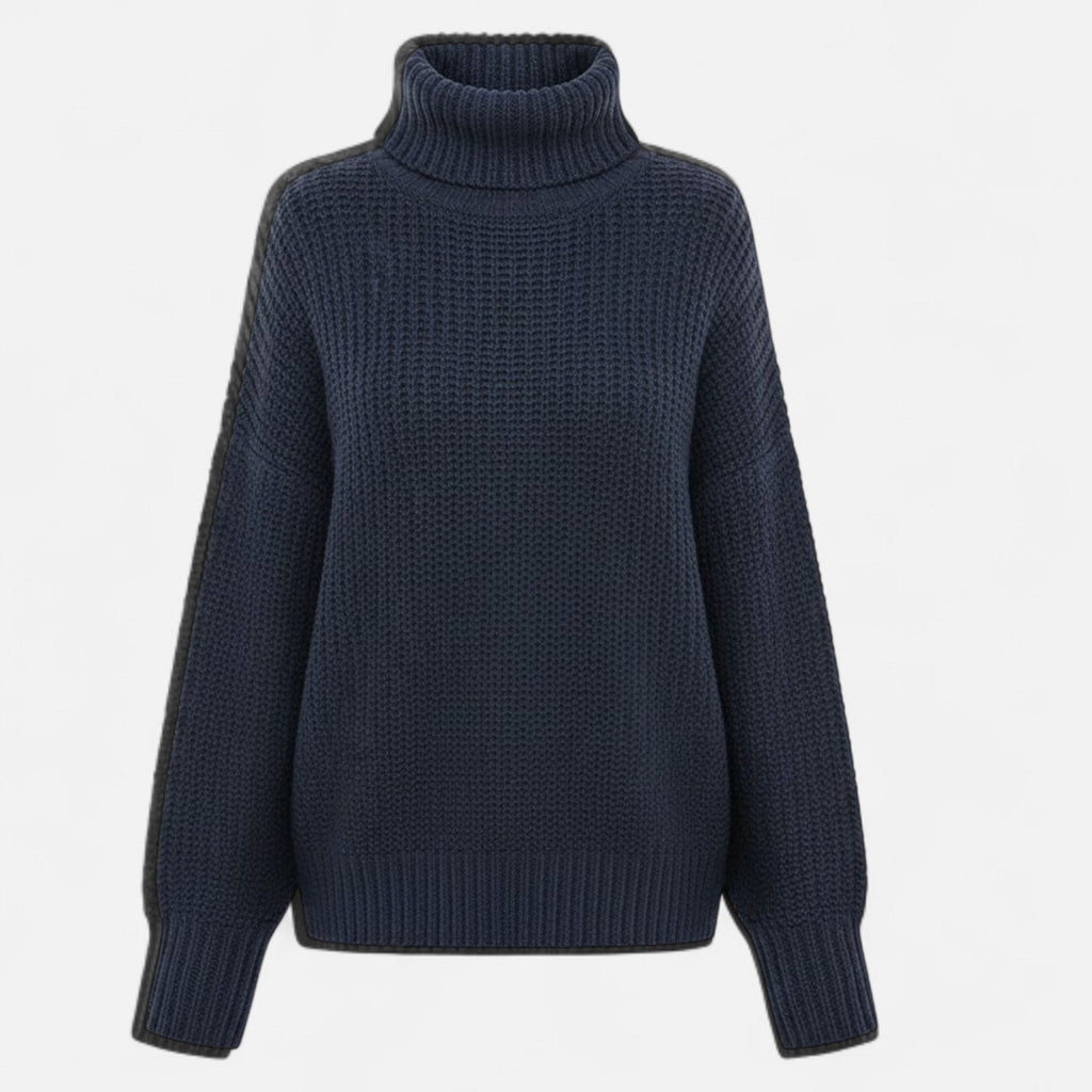 Driftly | Sweater Women's Wool-Blend Turtleneck Chunky Knit