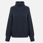 Driftly | Sweater Women's Wool-Blend Turtleneck Chunky Knit