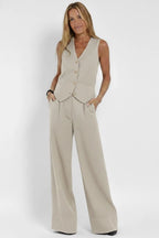 Driftly | Bikini Set Women's V-Neck Waistcoat Two Piece - product photo 2