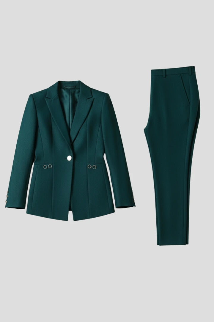 Driftly | Blazer Set Women's One Button Straight Leg - product photo 1
