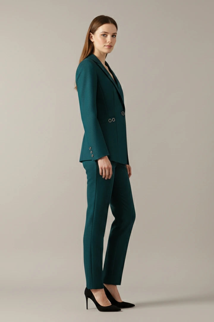 Driftly | Blazer Set Women's One Button Straight Leg - product photo 3