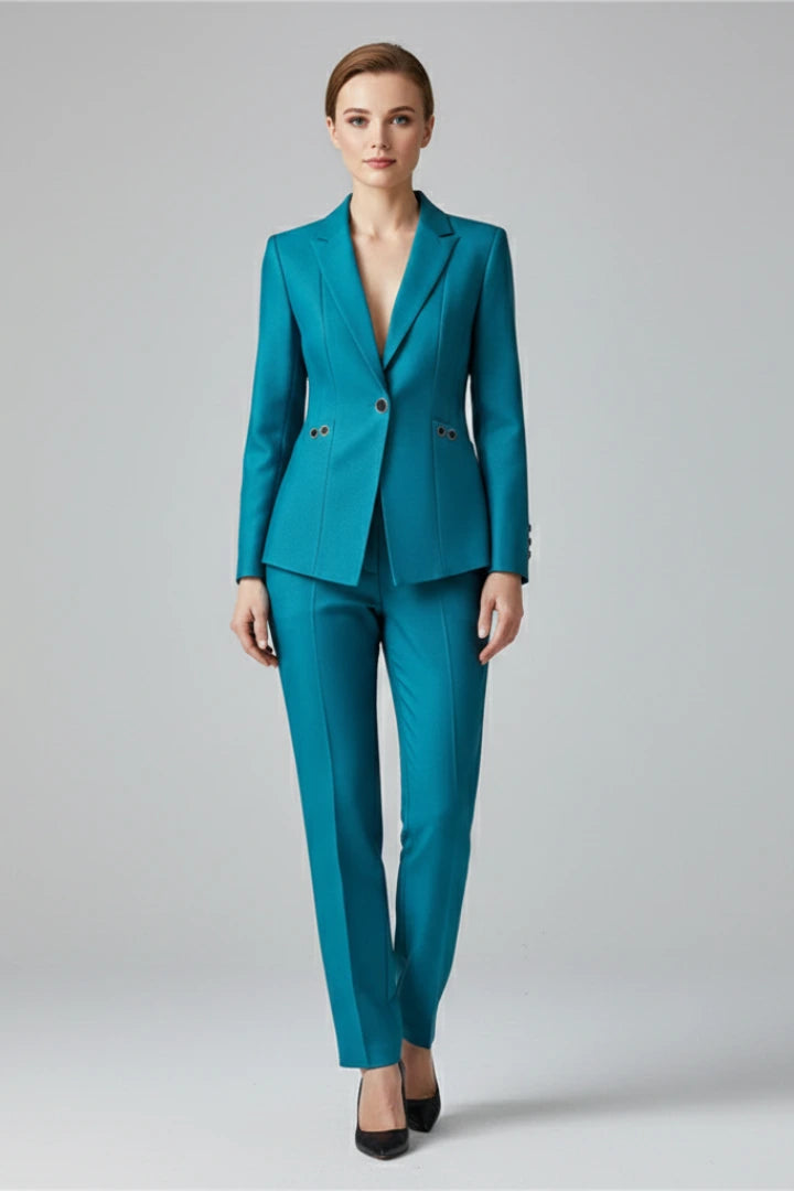 Driftly | Blazer Set Women's One Button Straight Leg - product photo 6