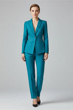 Driftly | Blazer Set Women's One Button Straight Leg - product photo 6