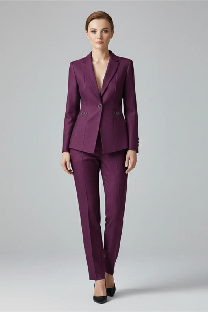 Driftly | Blazer Set Women's One Button Straight Leg - product photo 7