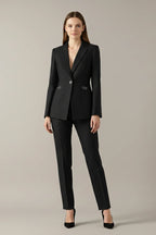 Driftly | Blazer Set Women's One Button Straight Leg - product photo 8