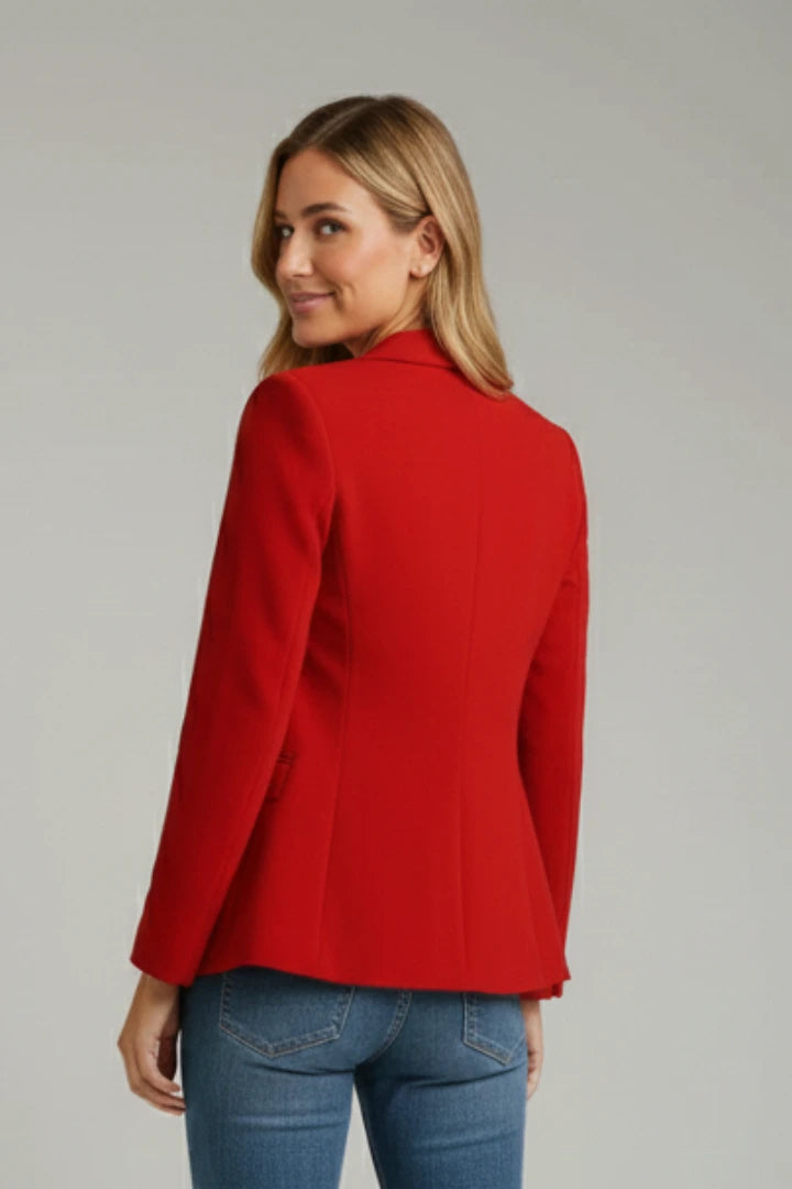 Driftly | Blazer Women's Notched Lapel Single Button - product photo 4
