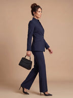 Driftly | Blazer Women's Structured Stand Collar Tailored - product photo 18