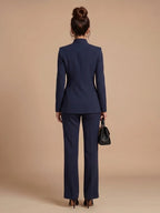 Driftly | Blazer Women's Structured Stand Collar Tailored - product photo 19