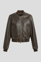 Driftly | Bomber Jacket Women's Collared Woven - product photo 1