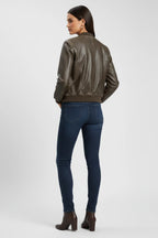 Driftly | Bomber Jacket Women's Collared Woven - product photo 5