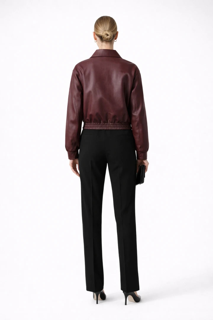 Driftly | Bomber Jacket Women's Zip Closure Elasticated Hem - product photo 4