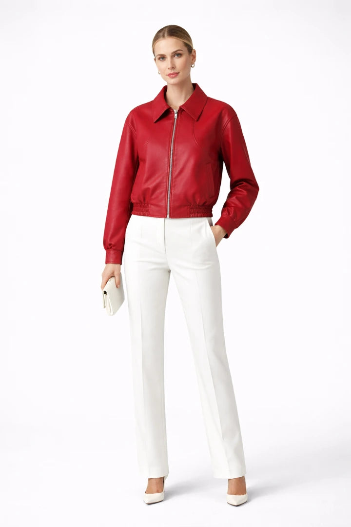 Driftly | Bomber Jacket Women's Zip Closure Elasticated Hem - product photo 5