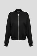 Driftly | Bomber Jacket Women's Zip Closure Ribbed Edges - product photo 1