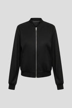 Driftly | Bomber Jacket Women's Zip Closure Ribbed Edges - product photo 1