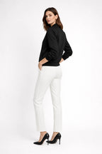 Driftly | Bomber Jacket Women's Zip Closure Ribbed Edges - product photo 3
